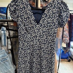 Saloni Floral Puff Sleeve Dress